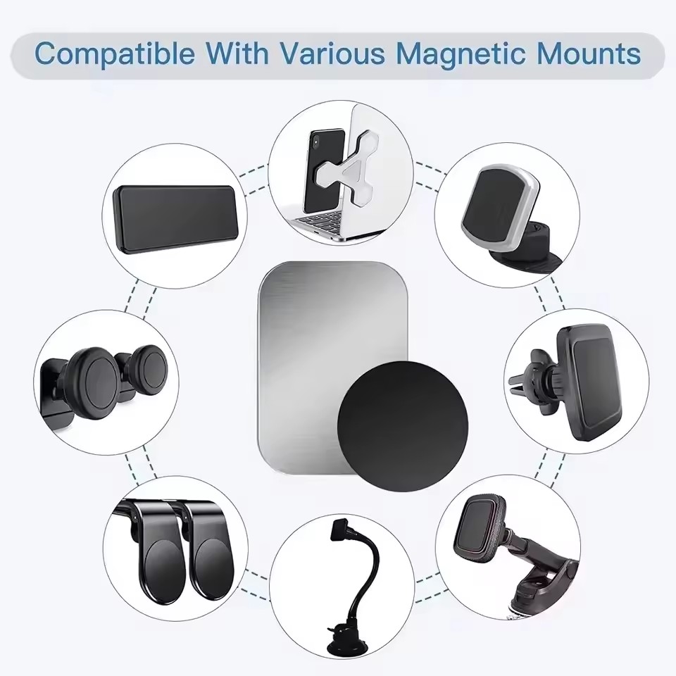 5/10pcs 자기 금속 플레이트 디스크 자동차 전화  - Phone Accessories Holder Car 리뷰 및 가격
