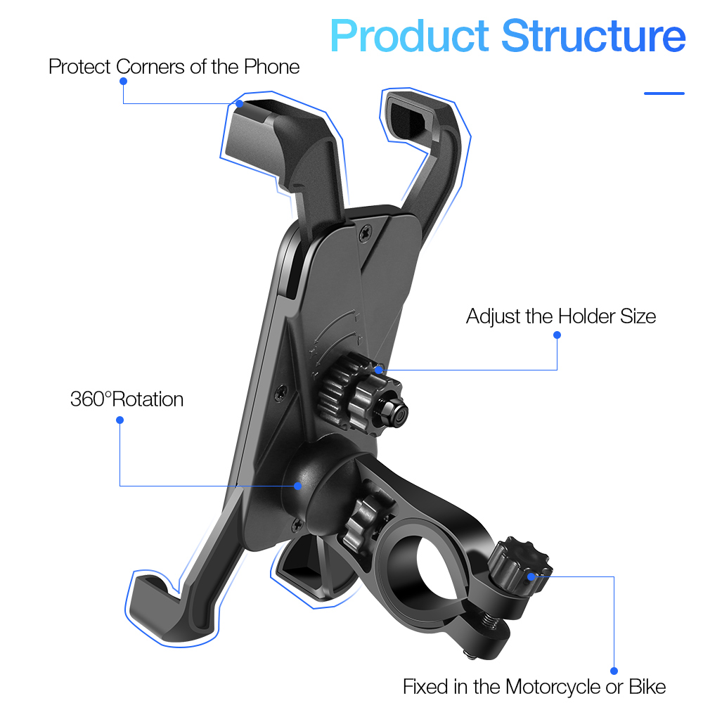 360 °   조절 가능한 자전거 폰 마운트, 범용 자 - Phone Zone Accessories & Repair Photos 리뷰 및 가격