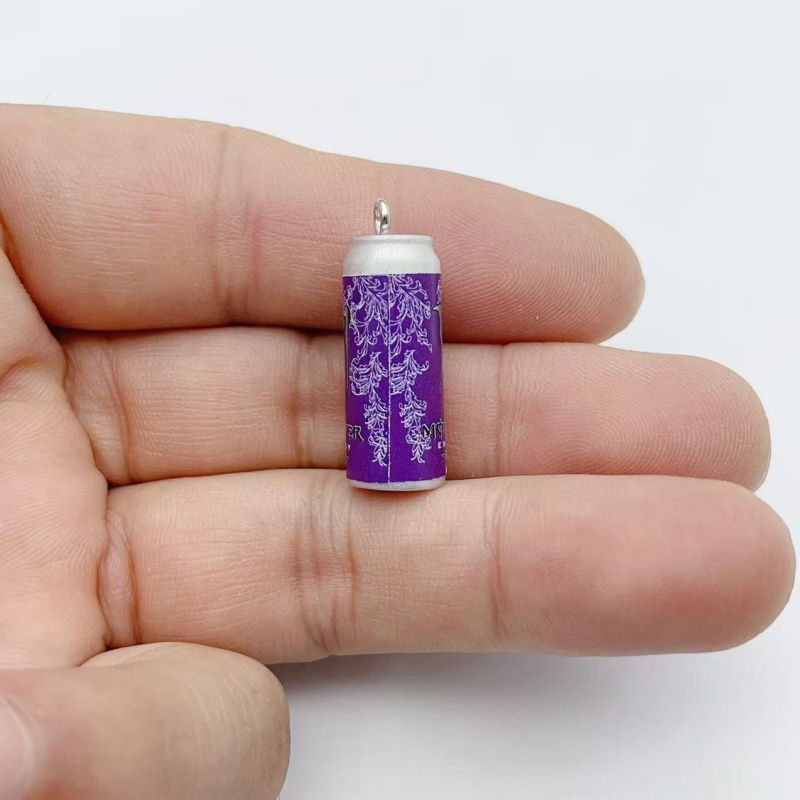 10개 미니 시뮬레이션 음료 캔 레진 참 장식품 다채로 - Phone Accessories Charms 리뷰 및 가격