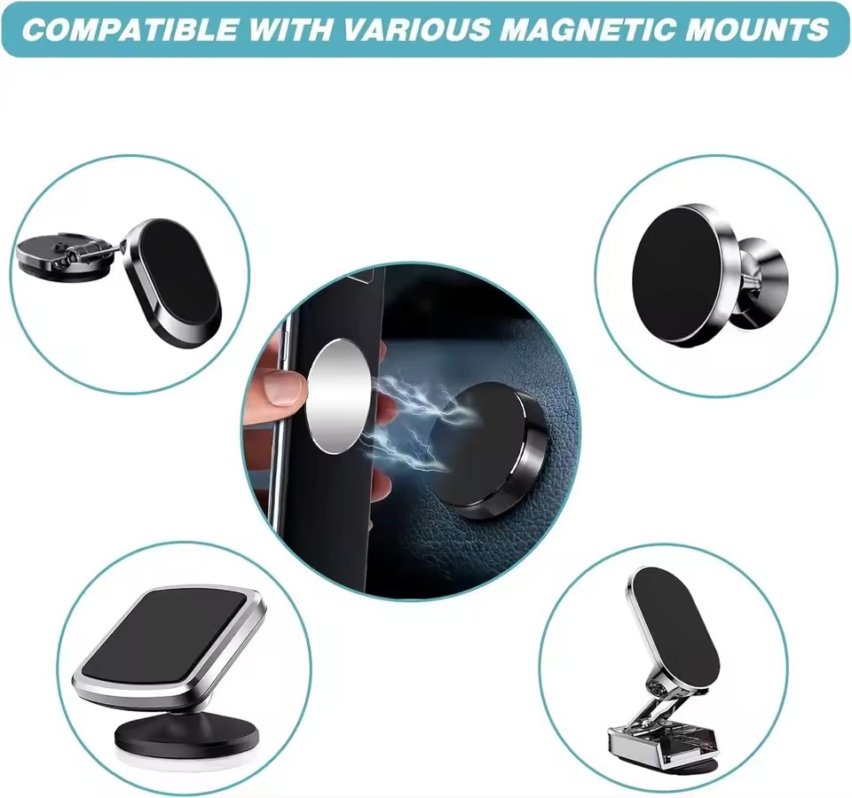 1/50개 자석 금속판 자동차용 자석 휴대폰 거치대 범 - Phone Accessories Useful 리뷰 및 가격
