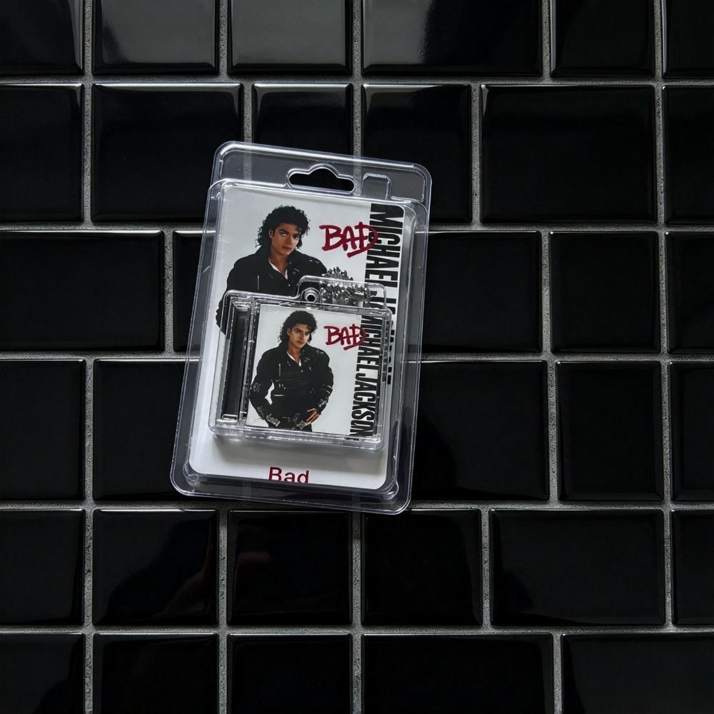 NFC 기능이 있는 마이클 잭슨 미니 CD 앨범 키링, - Phone Accessories Charms 리뷰 및 가격