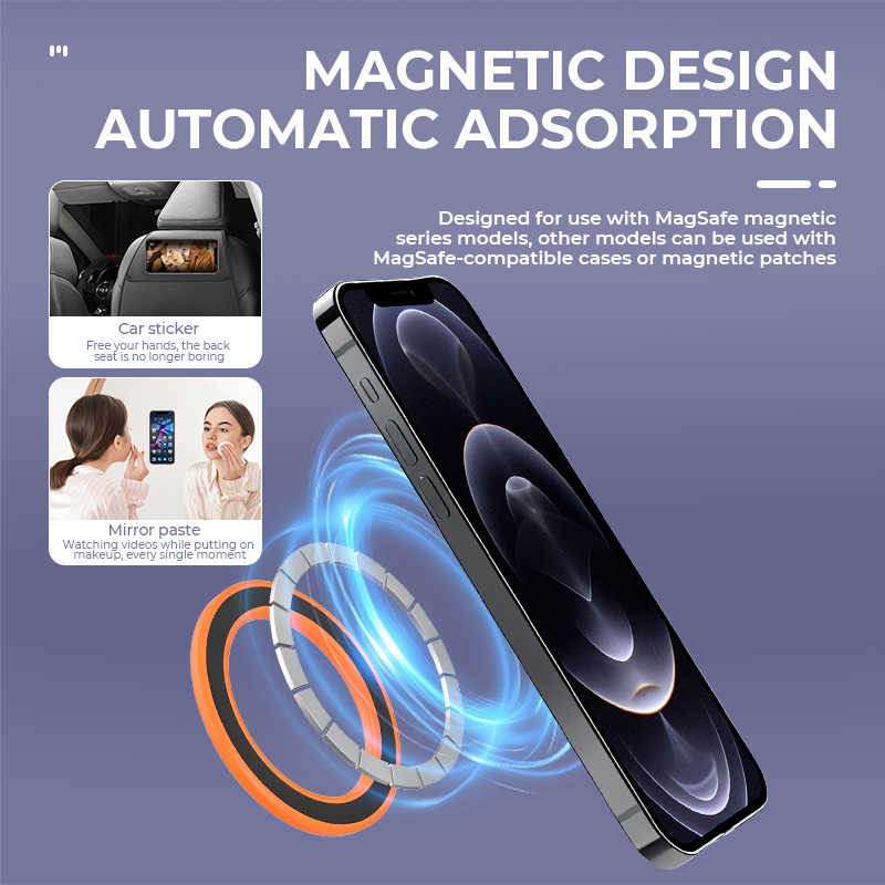 맥세이프 강력 자석 링 폰 홀더 스탠드 접착식 자석 벽 - Phone Accessories Useful 리뷰 및 가격