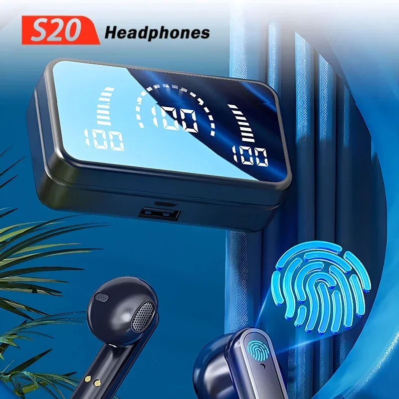TWS S20 이어폰 블루투스 무선 이어폰 고음질 스테 - Phone Accessories Amazon 리뷰 및 가격