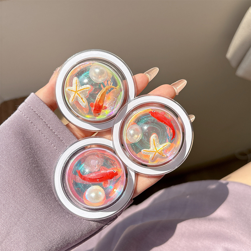 바다 잉어 자석 휴대폰 그립 홀더 귀여운 3D 물고기  - Phone Accessories Useful 리뷰 및 가격