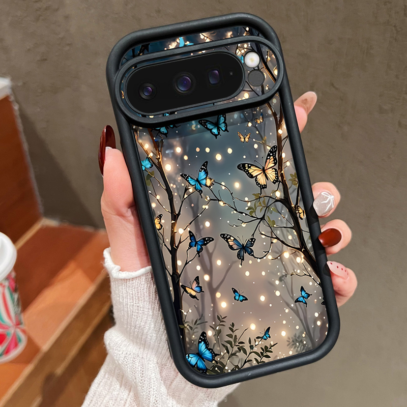 블루 플라워 투명 폰 케이스 아이폰 15 프로 맥스 1 - Apple Iphone 15 리뷰 및 가격